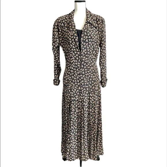 Vintage Axiom Pleated Dress - Picture 1 of 11